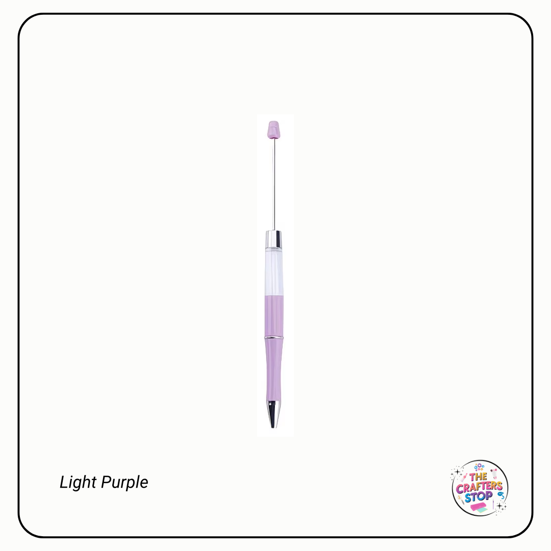 Long DIY Beadeable Pen With Fillable Tube