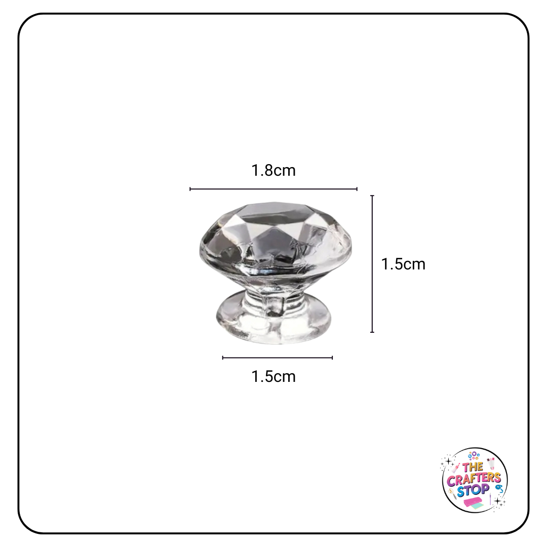Clear Acrylic Mini Knobs-Drawer Pulls
