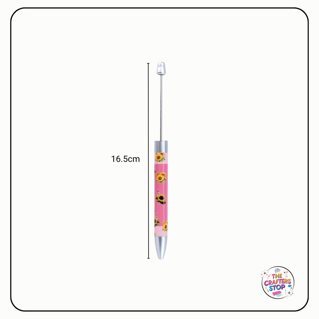 Sunflower Long DIY Beadeable Pens (3 Colours)