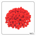 Christmas Themed Coloured Pom Poms