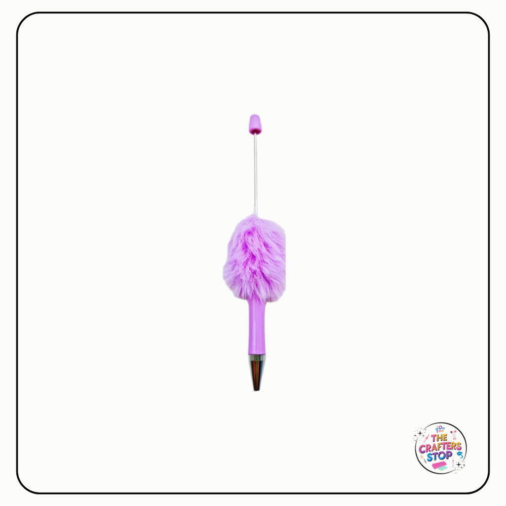 Fluffy Faux Fur DIY Beadeable Pens