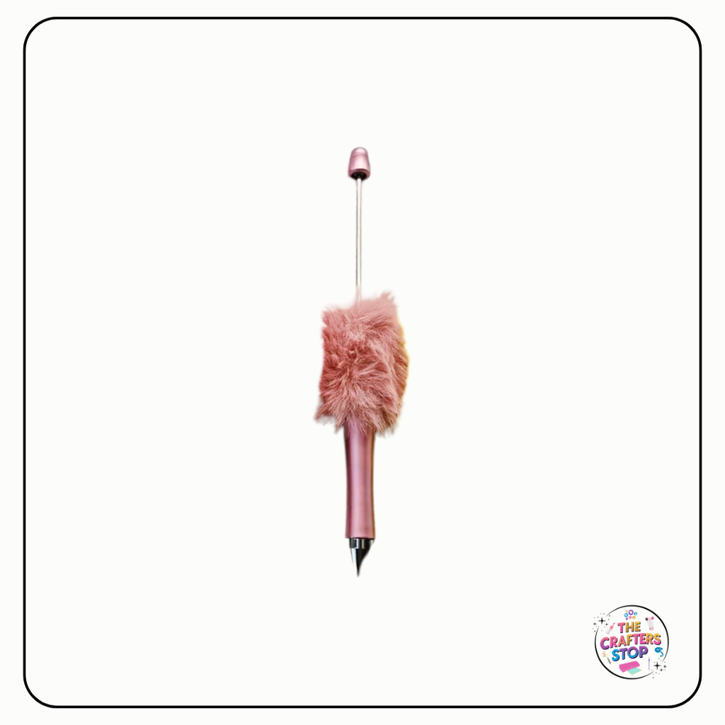 Fluffy Faux Fur DIY Beadeable Pens
