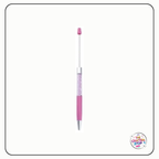 Long DIY Beadeable Pen With Glitter Tube