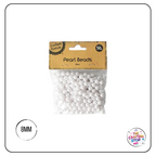 8mm Round Pearl Beads