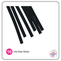 Black Hot Glue Gun Sticks 15cm