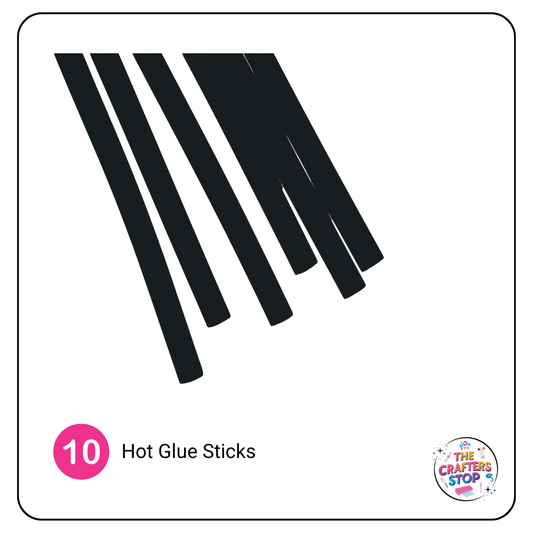 Black Hot Glue Gun Sticks 15cm