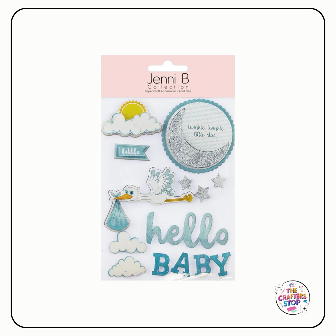 Jenni B Baby Themed Scrapbooking Stickers
