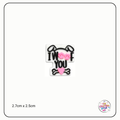 "I Woof You" Focal Beads