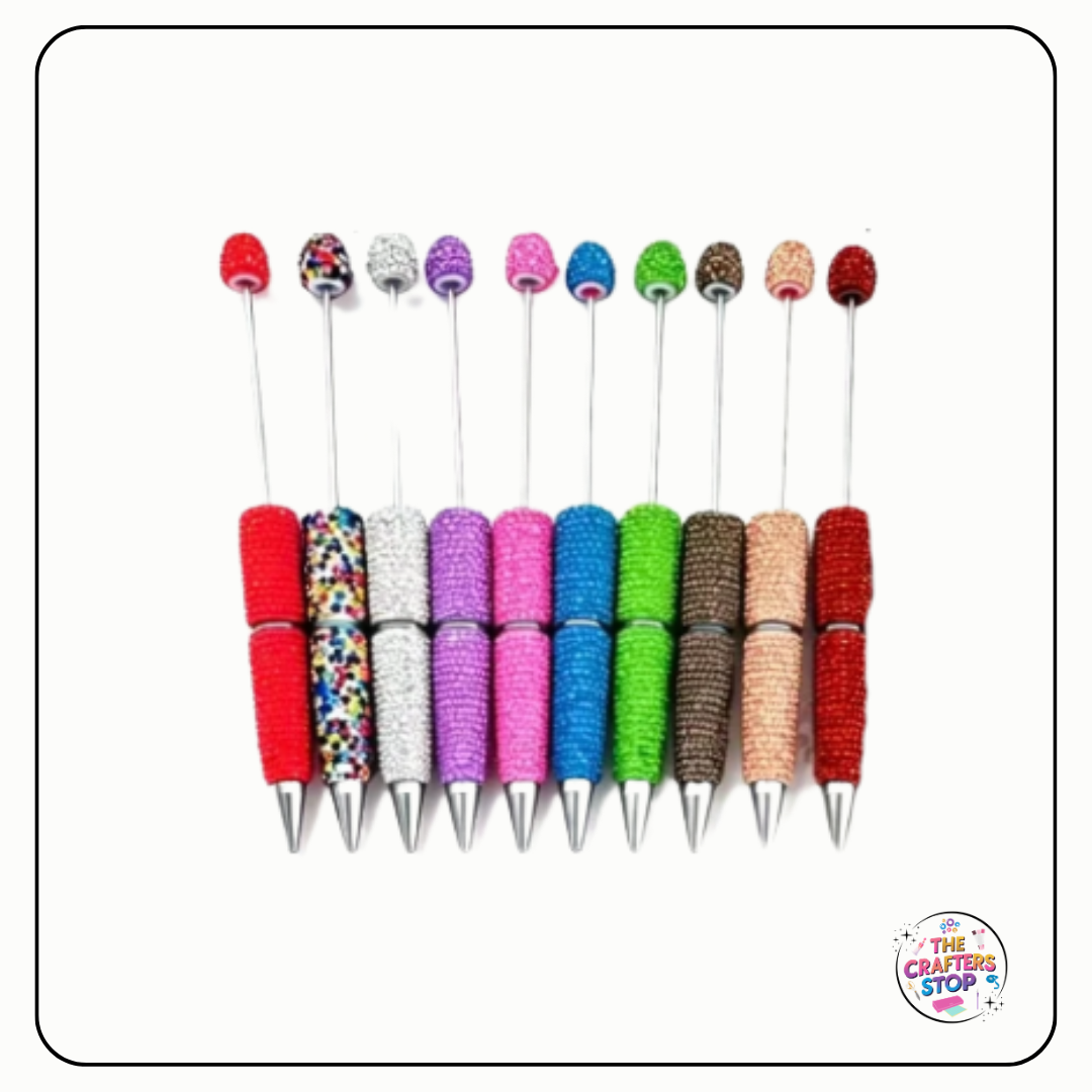 Bling Rhinestone DIY Beadeable Pens