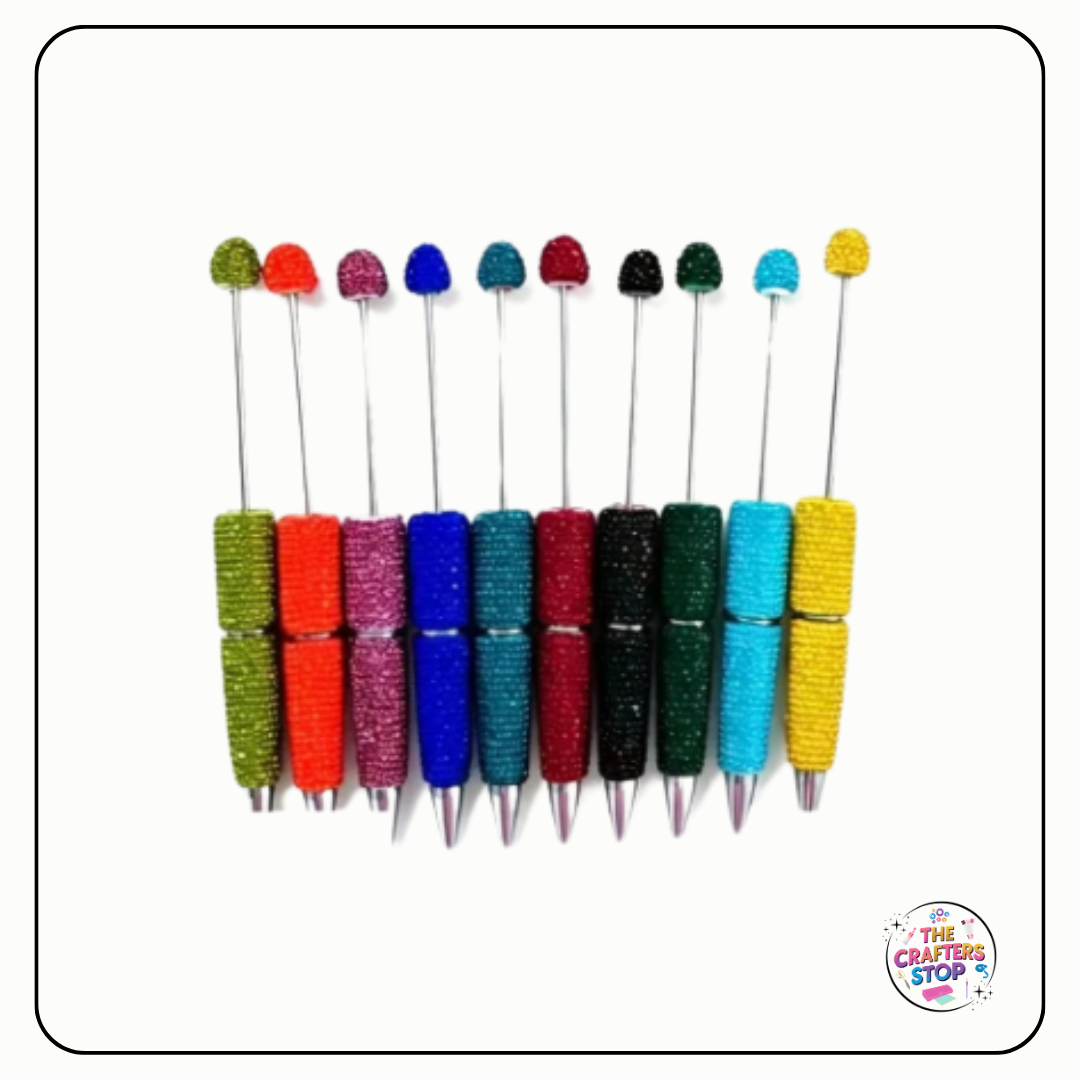 Bling Rhinestone DIY Beadeable Pens