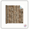 Self Adhesive Vinyl Pattern Roll - Weathered Board