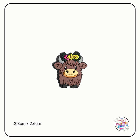 Cute Highland Cow Focal Beads