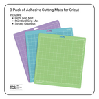 3 Pack of Adhesive Cutting Mats for Cricut (30x30cm)