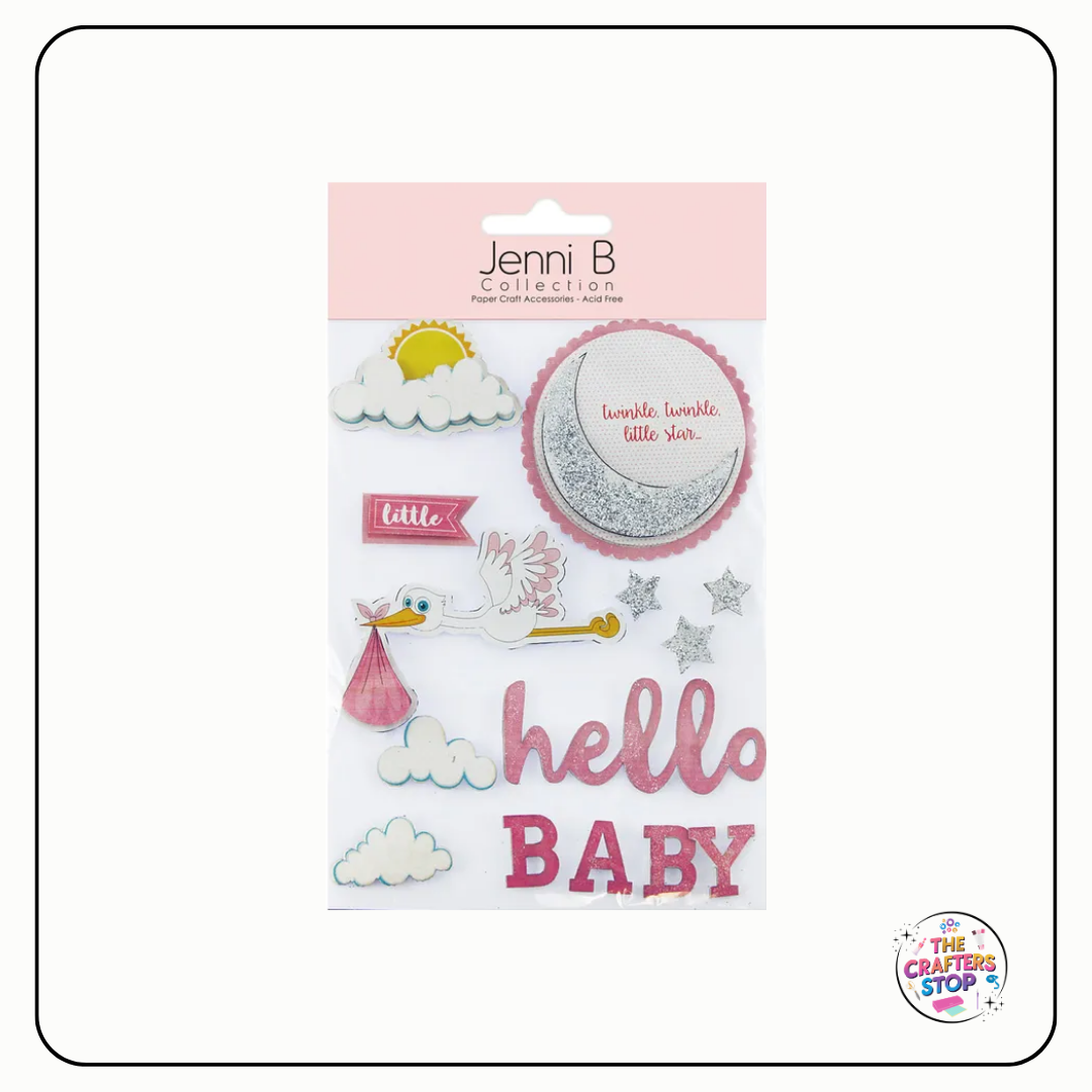 Jenni B Baby Themed Scrapbooking Stickers