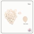 Wooden Balloon Shape Blanks (10pcs)