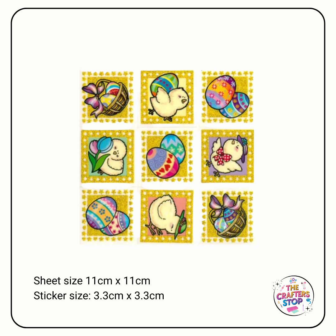 Easter Sparkle Stickers