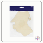 Wooden Australian Map Shape Blanks