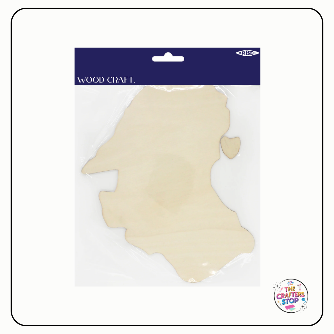 Wooden Australian Map Shape Blanks