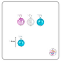 Acrylic Irridesent Disco Ball Charms