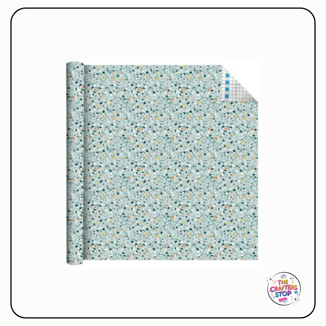 Self Adhesive Vinyl Pattern Roll - Terrazzo
