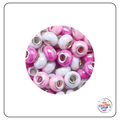 Large Hole Acrylic Decorative Beads - Pink Theme