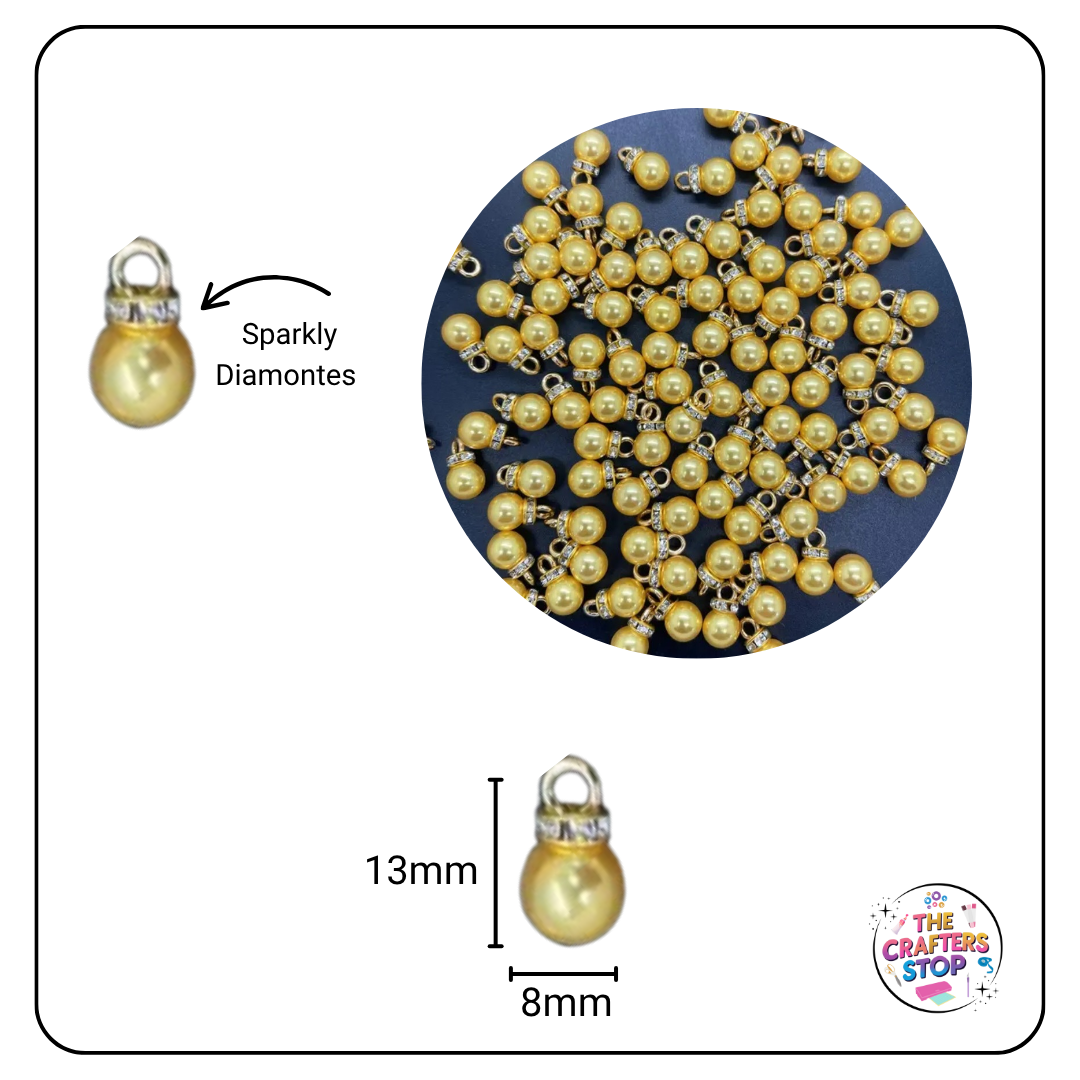 Faux Pearl Charms