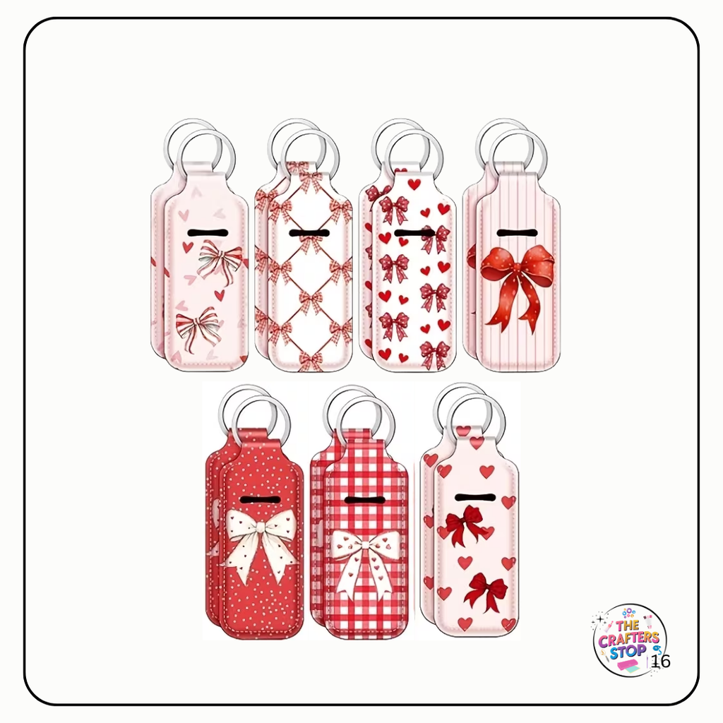 Red Bow Themed Chapstick/Lipbalm Holders