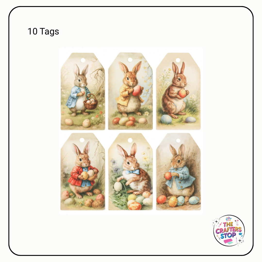 Beautiful Easter Bunny Design Gift Tags