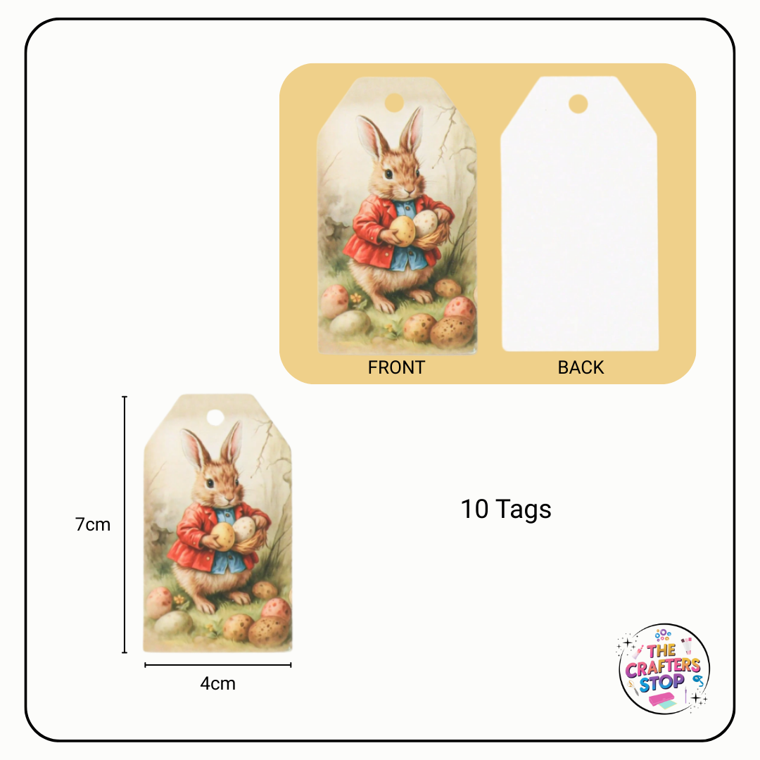 Beautiful Easter Bunny Design Gift Tags