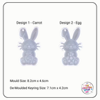 Easter Bunny Keyring Moulds