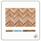 Self Adhesive Vinyl Pattern Roll - Wood Parquet