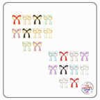 Metal/Enamel Bow Charms