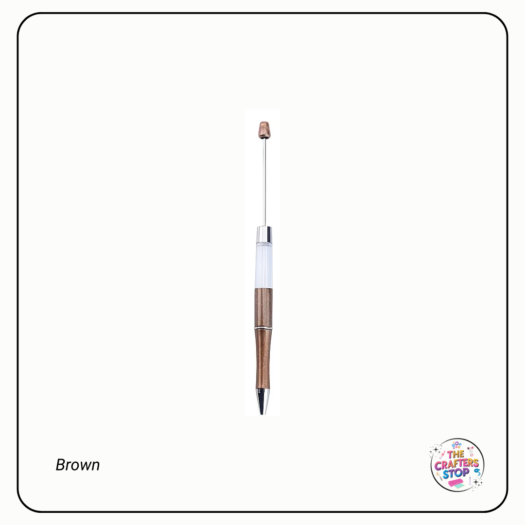Long DIY Beadeable Pen With Fillable Tube