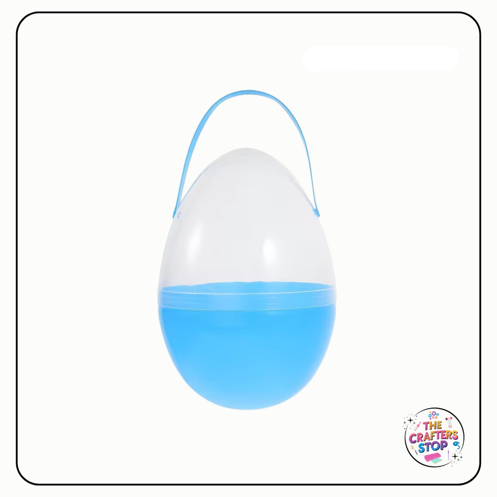 Jumbo Fillable Plastic Easter Eggs with Handle