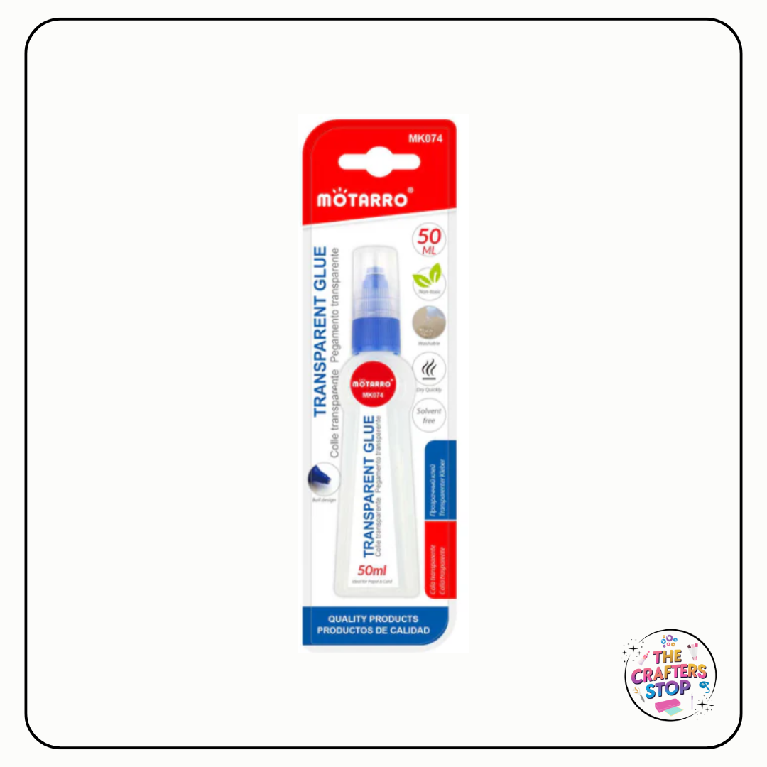 Transparent Glue for Paper & Card