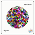 PVC Letter Sequin Add-ins 25g