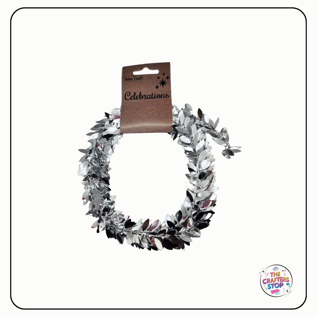 Celebrations Christmas Craft Tinsel Garland - 3m