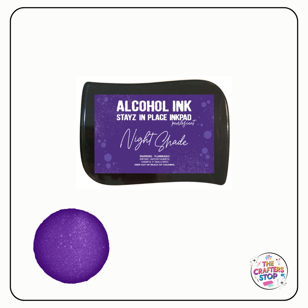 Couture Creations Pearlescent Alcohol Ink Stayz in Place Inkpad - Many Colours