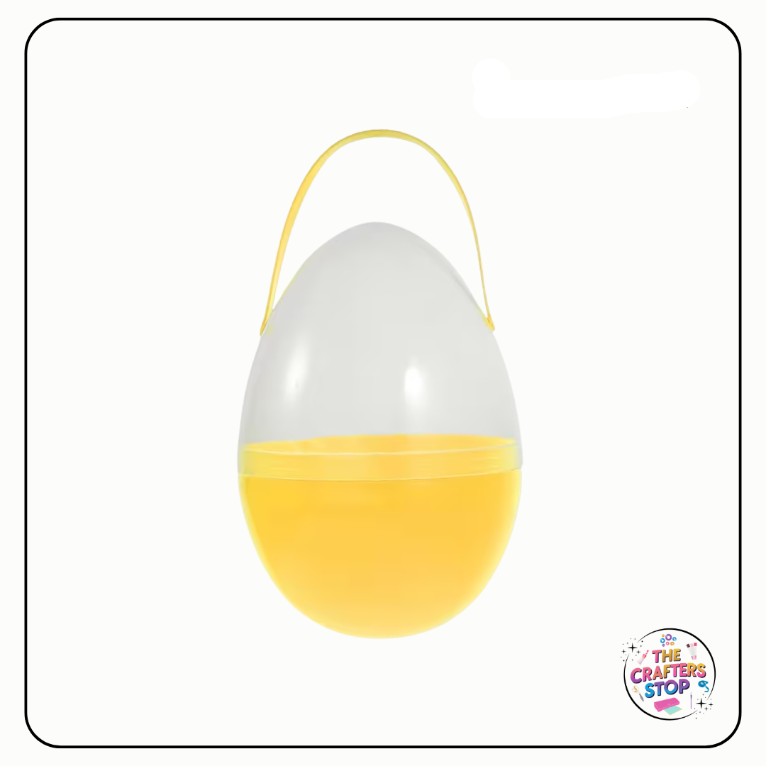 Jumbo Fillable Plastic Easter Eggs with Handle