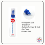 Transparent Glue for Paper & Card