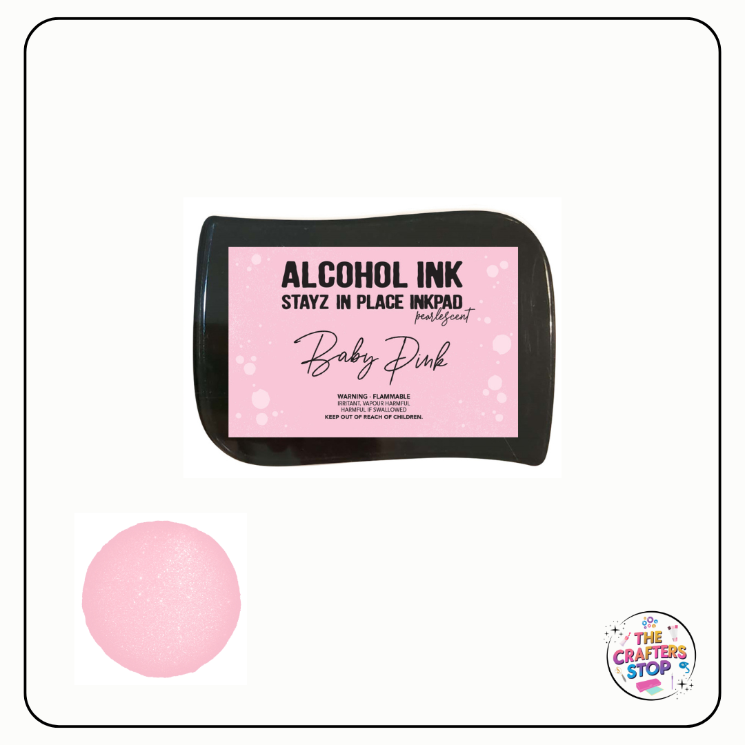Couture Creations Pearlescent Alcohol Ink Stayz in Place Inkpad - Many Colours