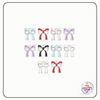 Metal/Enamel Bow Charms