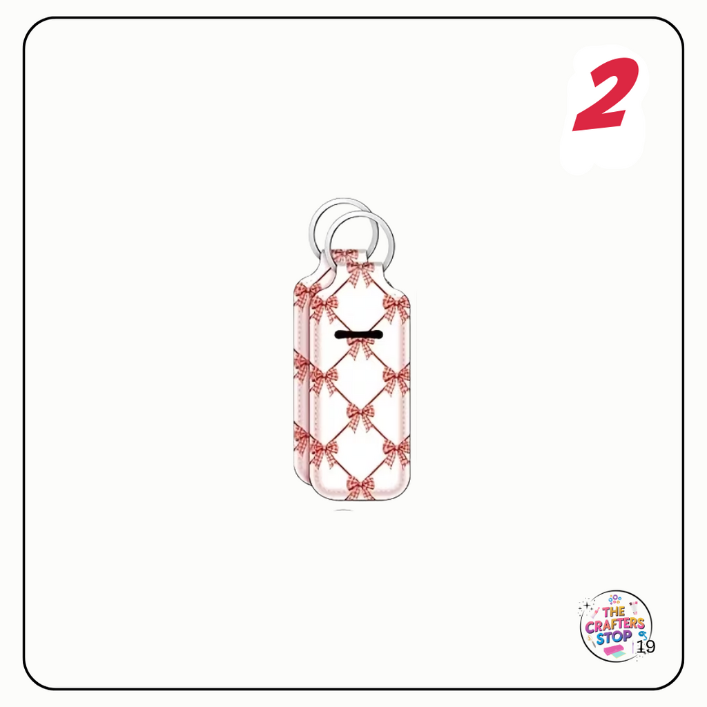 Red Bow Themed Chapstick/Lipbalm Holders