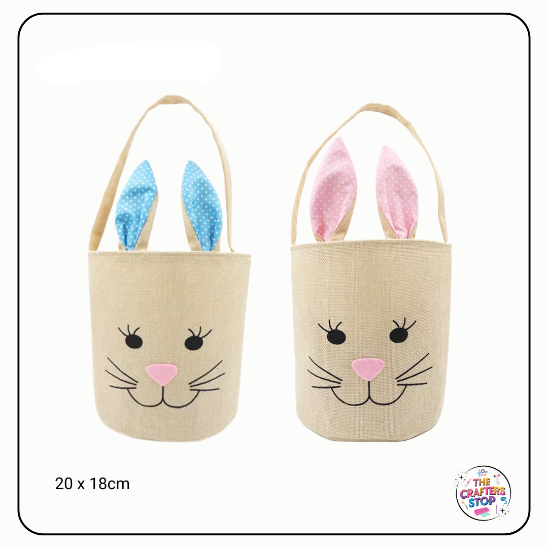 Bunny Easter Basket/Bag with Bunny Ears