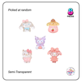 Resin Sanrio Semi-Transparent Embellishments - X8pcs