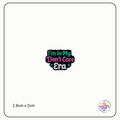 "Don't Care Era" Focal Beads