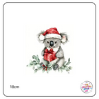 Christmas Koala DTF Iron On Transfers