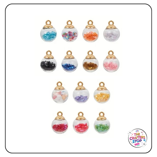 Mini Glass Bauble Charms