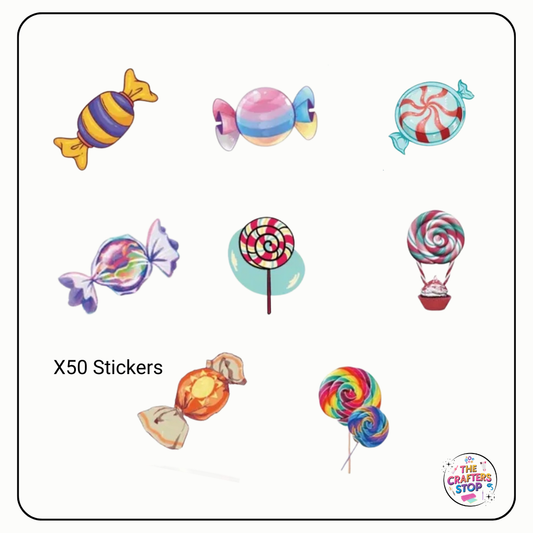 Lollies/Candy Scrapbooking Stickers