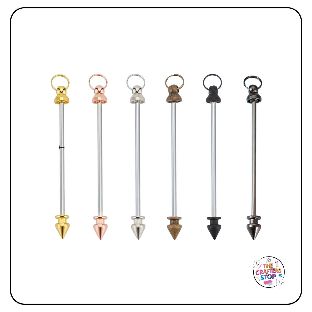 Metal Beadable Keychain Blanks